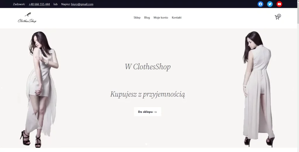 motyw WordPress Clothes
