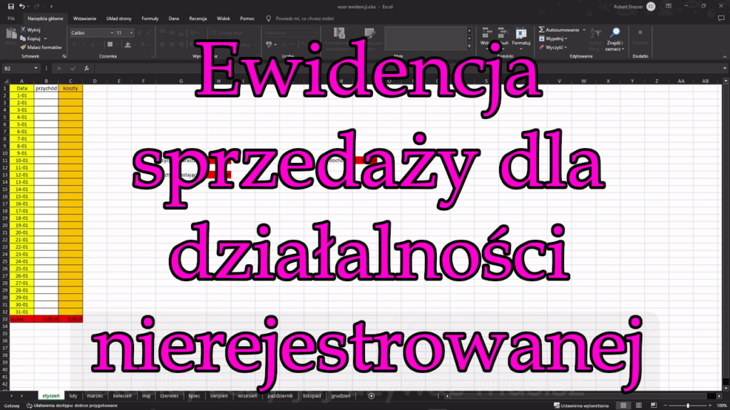 Ewidencja sprzedaży