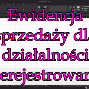 Ewidencja sprzedaży