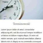 Motyw WordPress Mechanic sekcja mobile