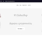 Clothes baner desktop