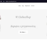 Clothes baner desktop