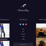 Clothes footer desktop