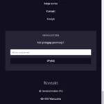 Clothes footer mobile