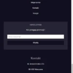 Clothes footer mobile